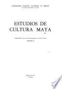 Estudios de cultura maya