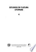 Estudios de cultura otopame