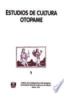 Estudios de cultura otopame