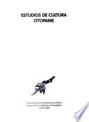 Estudios de cultura otopame