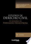 Estudios de derecho civil II en memoria de fernando hinestrosa