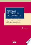 Estudios de Derecho de contratos (2 volúmenes)