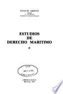 Estudios de derecho marítimo