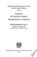 Estudios de derecho romano