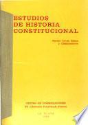 Estudios de historia constitucional