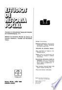 Estudios de historia social