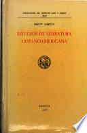 Estudios de literatura hispanoamericana