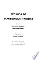 Estudios de planificación familiar