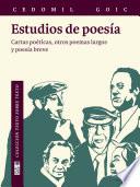 Estudios de poesía