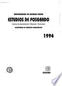 Estudios de posgrado