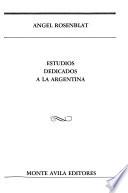 Estudios dedicados a la Argentina
