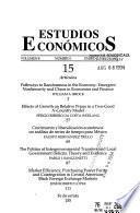 Estudios económicos