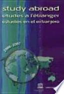 Estudios en el extranjero 2006-2007