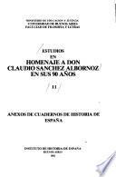 Estudios en homenaje a don Claudio Sánchez Albornoz en sus 90 años