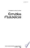 Estudios filológicos