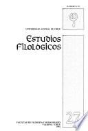 Estudios filológicos