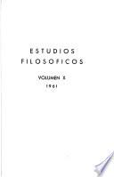 Estudios filosóficos