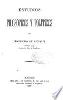 Estudios filosóficos y políticos