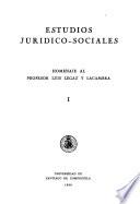 Estudios jurídico-sociales