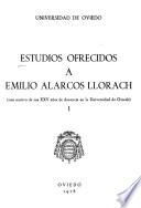 Estudios ofrecidos a Emilio Alarcos Llorach