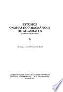 Estudios onomástico-biográficos de Al-Andalus: Familias andalusíes