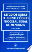 Estudios sobre el nuevo Código Proc. Penal de Mendoza