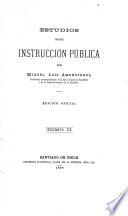 Estudios sobre instrucción pública. Ed. oficial