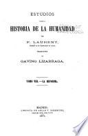 Estudios sobre la historia de la humanidad