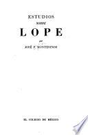 Estudios sobre Lope