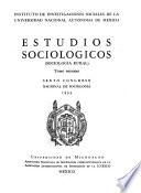 Estudios sociológicos