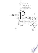 Estudis històrics i documents dels Arxius de Protocols