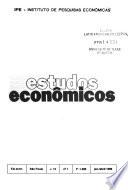 Estudos econômicos