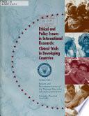Ethical and Policy Issues in International Research