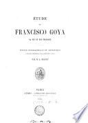 Étude sur Francisco Goya
