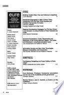 EURE, Revista latinoamericana de estudios urbano regionales