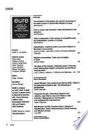 EURE, Revista latinoamericana de estudios urbano regionales