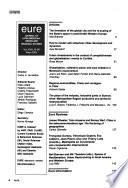 EURE. Revista latinoamericana de estudios urbano regionales