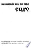 EURE, Revista latinoamericana de estudios urbano regionales