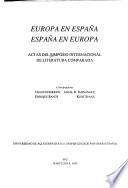Europa en España, España en Europa