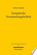 Europäische Versammlungsfreiheit