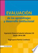 Evaluación de los aprendizajes y desarrollo institucional