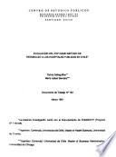 Evaluación del FAP como método de reembolso a los hospitales públicos en Chile