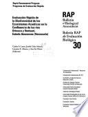 Evaluación rápida de la biodiversidad de los ecosistemas acuáticos en la confluencia de los ríos Orinoco y Ventuari, Estado Amazonas (Venezuela)
