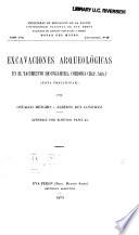 Excavaciones arqueológicas en el yacimiento de Ongamira, Córdoba (Rep. Arg.)