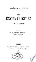 Excentricités du langage