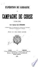 Expédition de Sardaigne et Campagne de Corse (1792-1794)