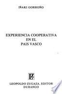 Experiencia cooperativa en el País Vasco
