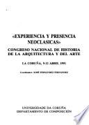 Experiencia y presencia neoclásicas
