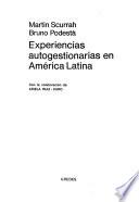 Experiencias autogestionarias en América Latina