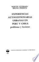 Experiencias autogestionarias urbanas en Perú y Chile